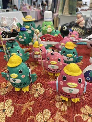 ねんどで作られた小物