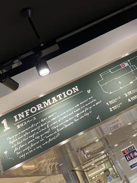 津田沼献血ルーム インフォメーション看板