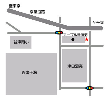 マープル津田沼地図