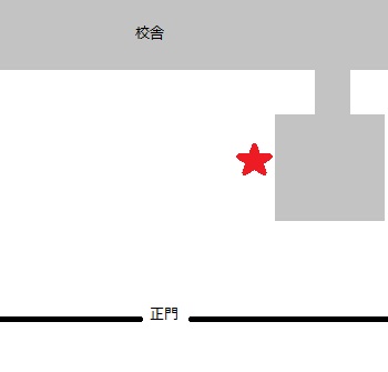 袖ケ浦西小学校の移動図書館停車位置図