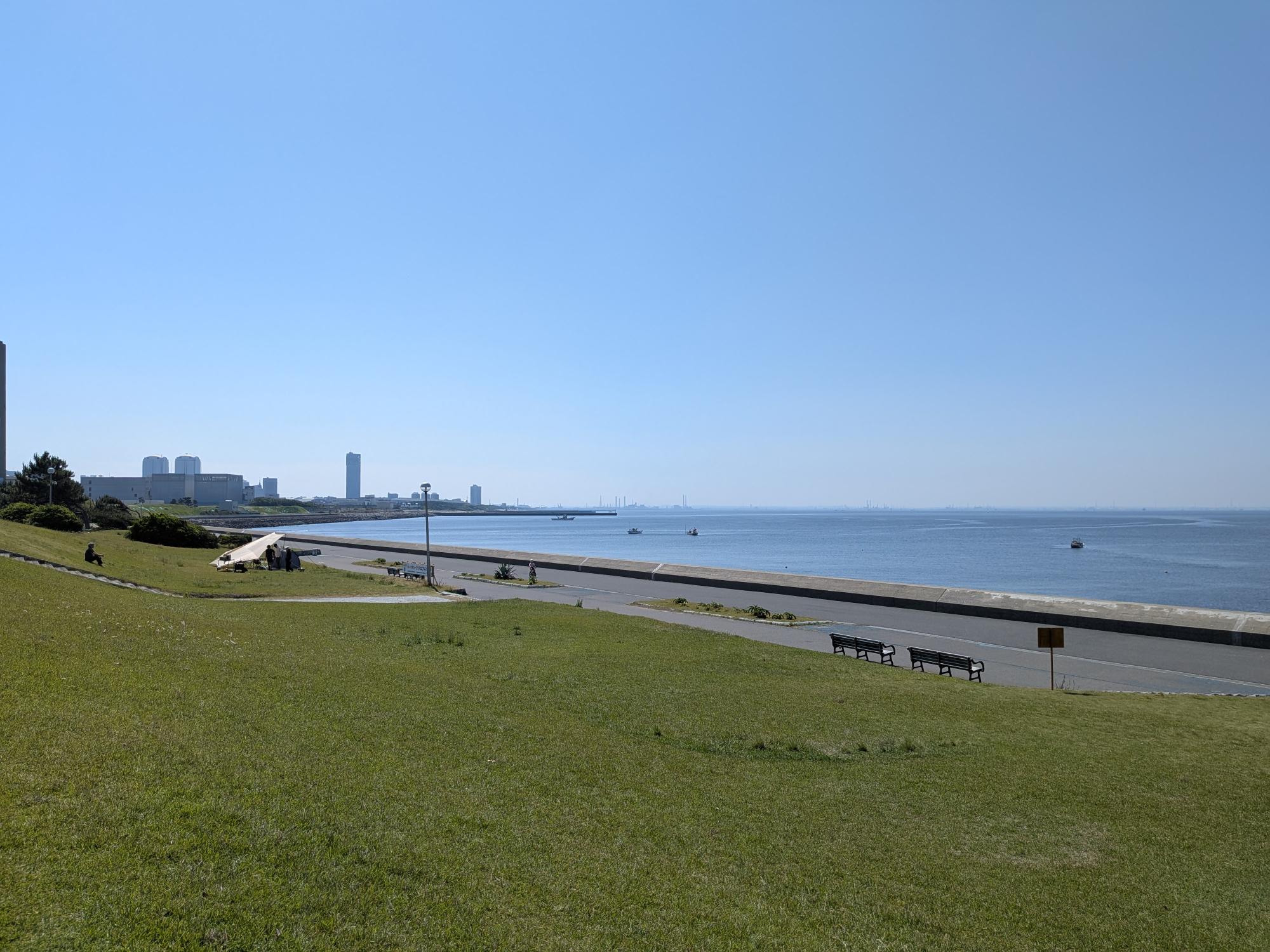 海浜公園の現地写真