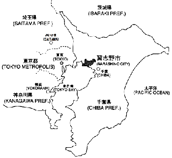 習志野市概要マップ