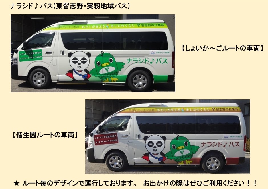 ナラシドバス車両