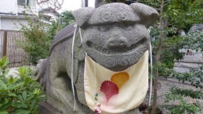 菊田神社の狛犬