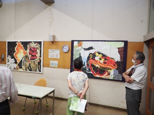 花の実園の見学の様子