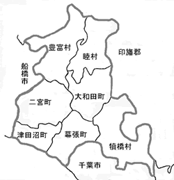 大習志野市構想の地図