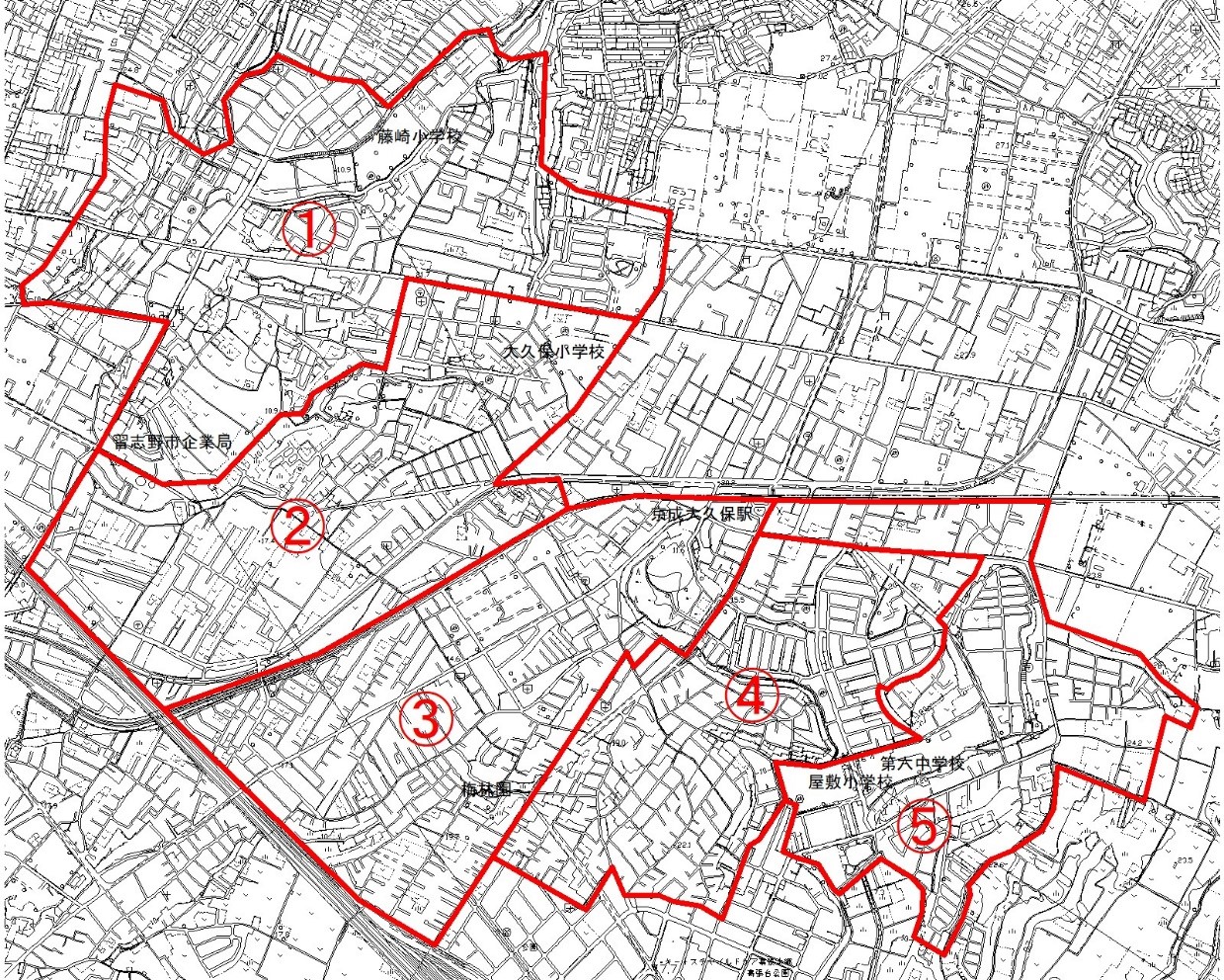 作業区域図