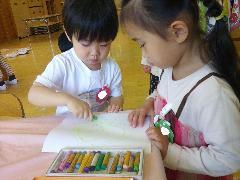 5歳児 お世話をしている様子