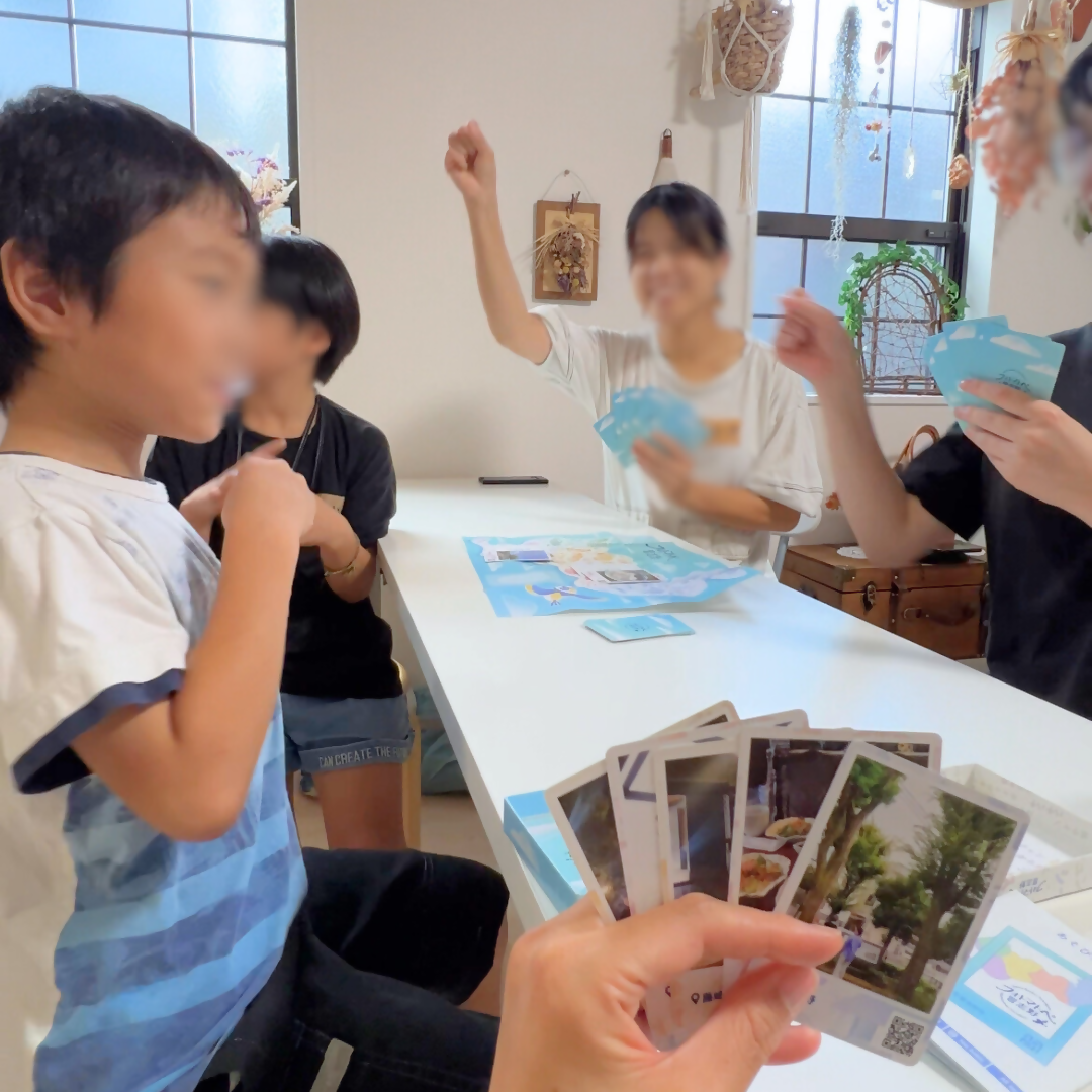 フォトマトペ習志野で遊んでいる様子