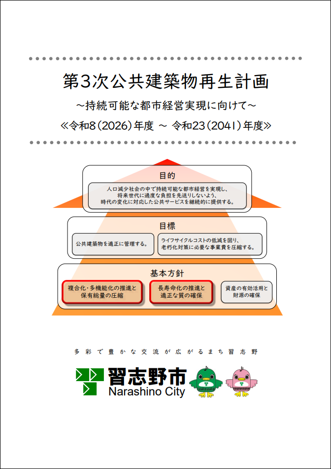 第3次公共建築物再生計画表紙