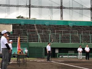 第57回習志野市少年野球夏季大会開会式