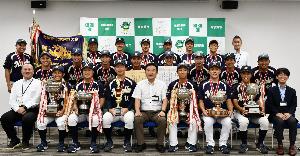 習志野市野球部第77回全国官公庁野球大会優勝報告会