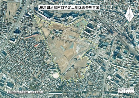 平成22年1月に撮影した航空写真
