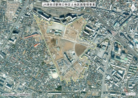 平成24年3月に撮影した航空写真
