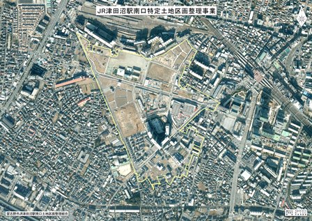 平成26年1月に撮影した航空写真