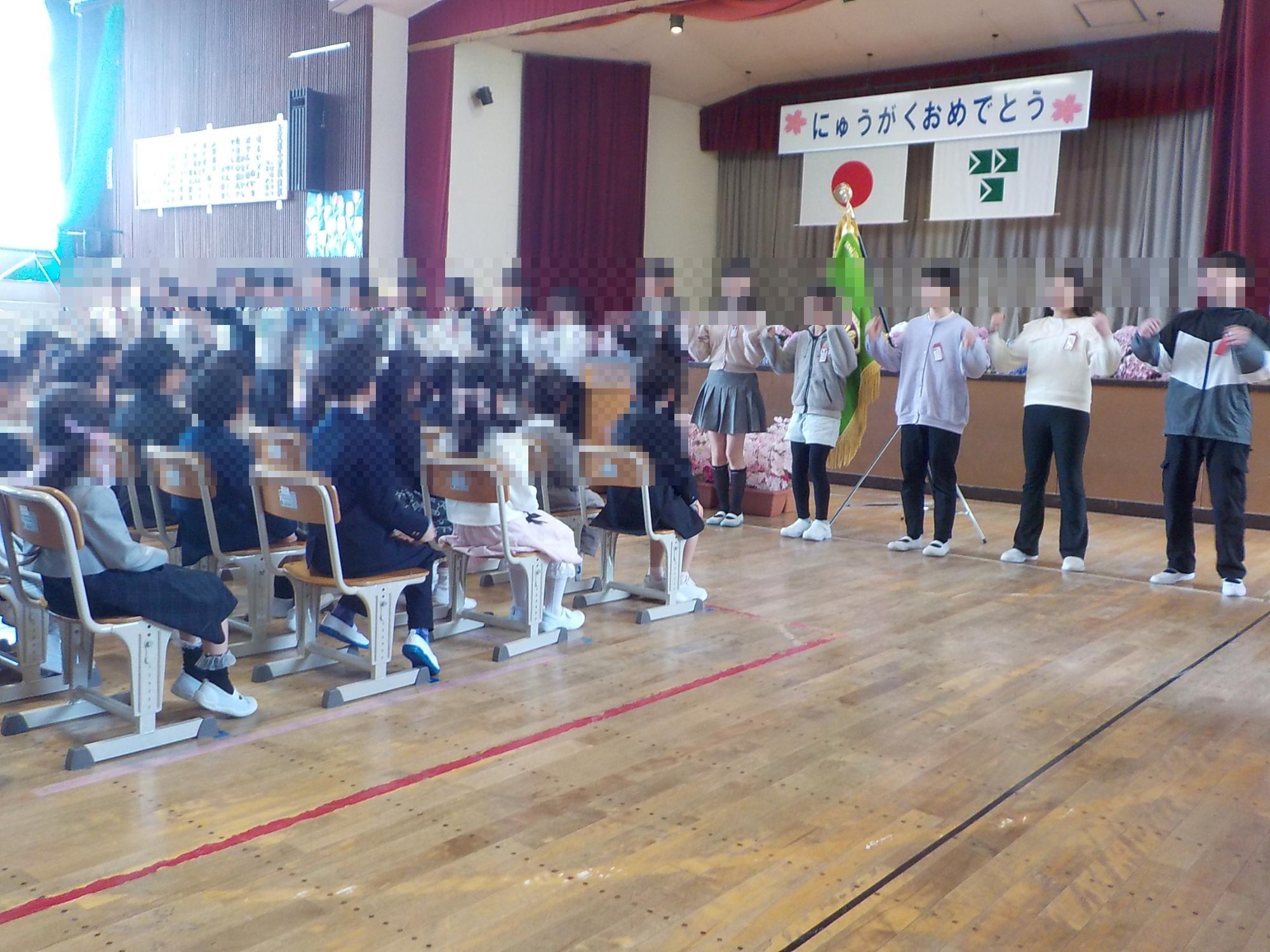 6年生の歓迎の歌