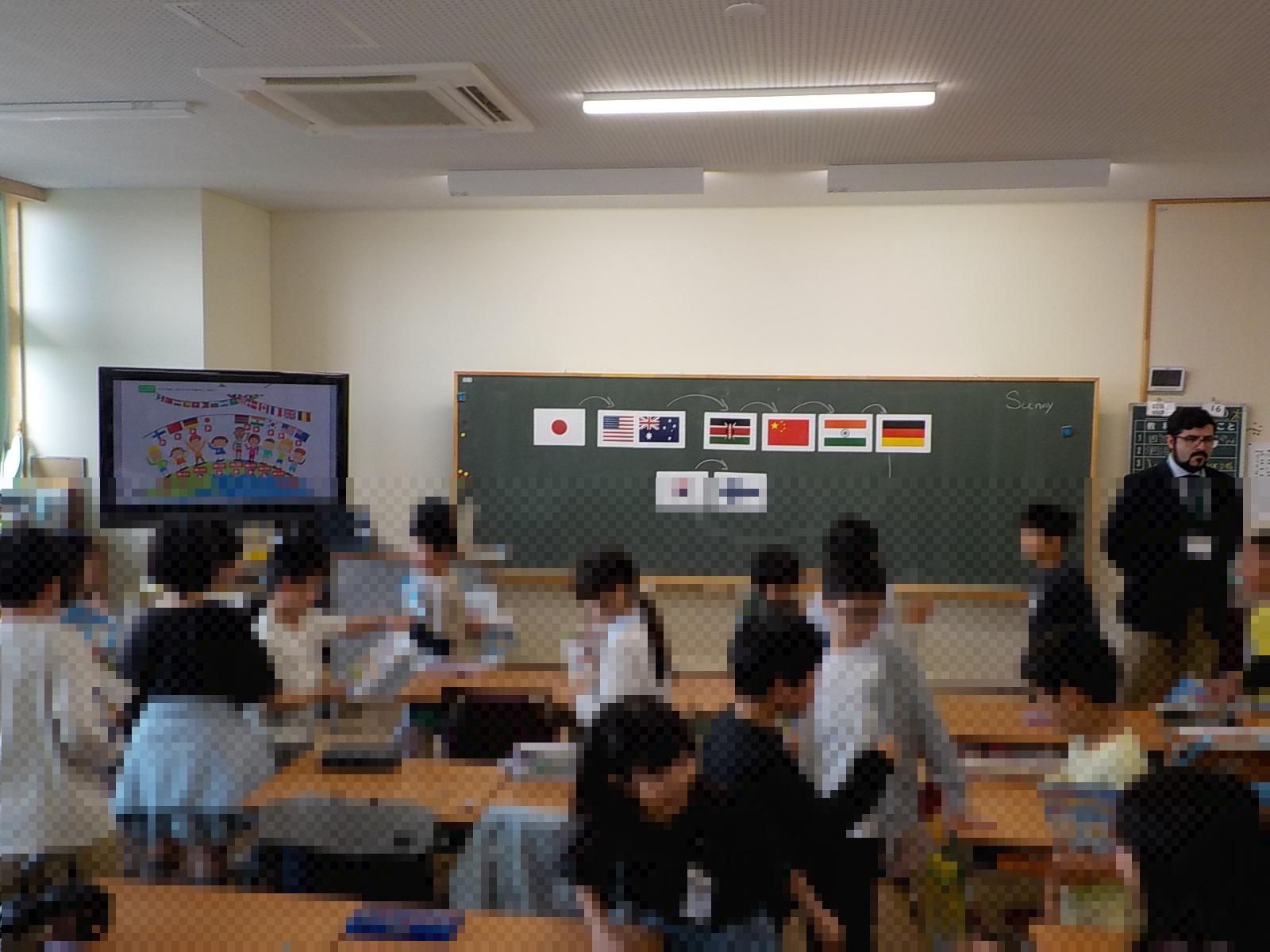 いろいろな国の言葉で挨拶