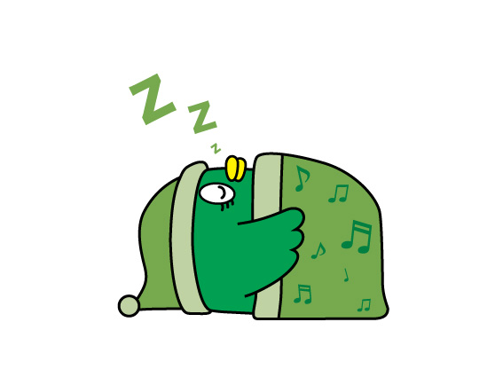 寝ているナラシド