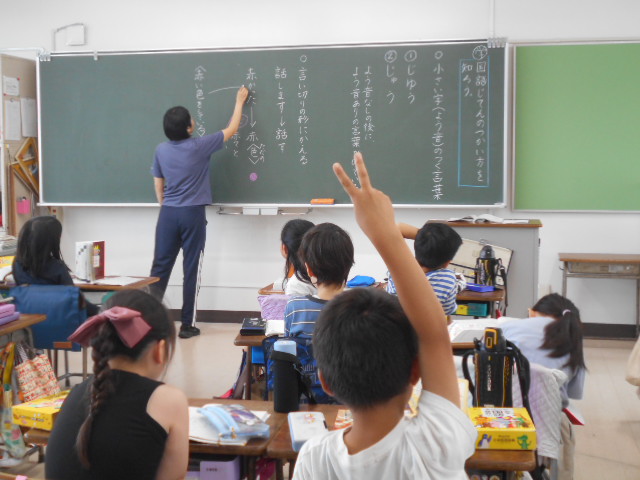 3年生国語授業の様子