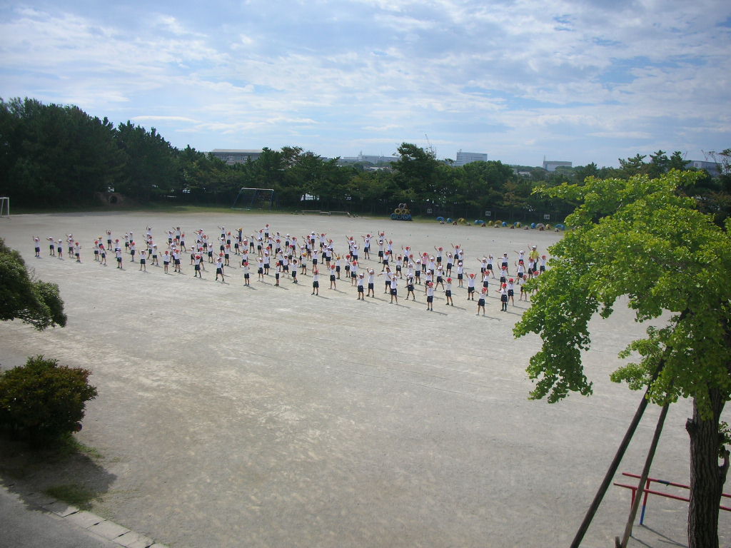1年生の練習の様子