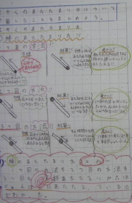 4年生のノート