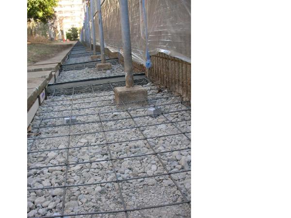 工事中のフェンス