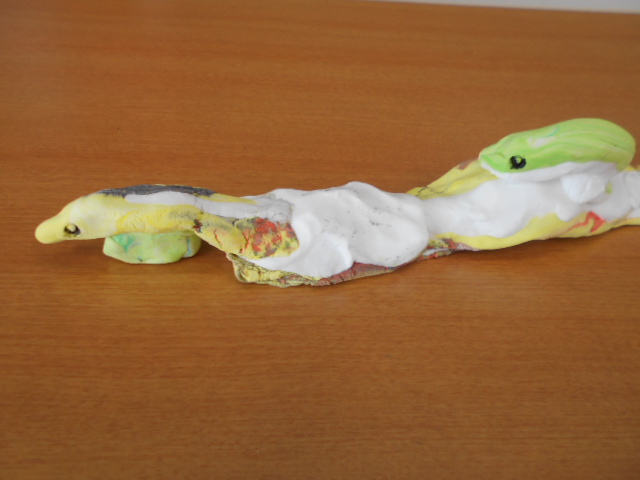 3年生の作った蛇