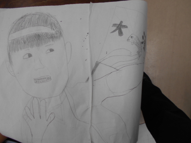 4年生の下描き