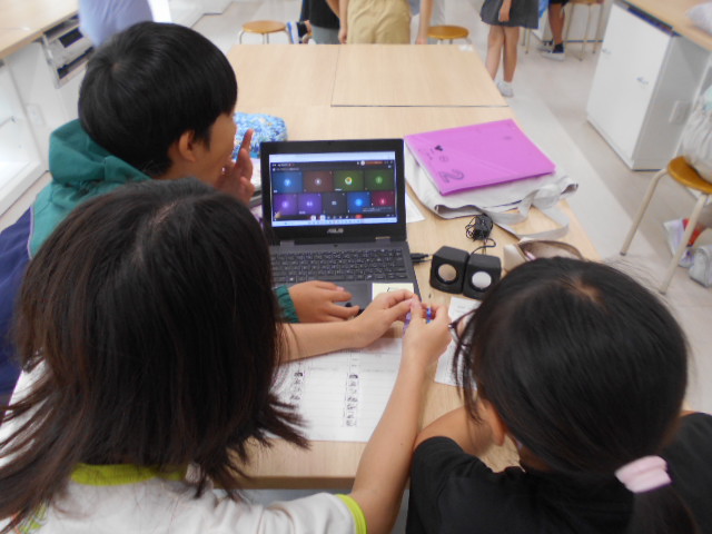 オンライン学習する様子