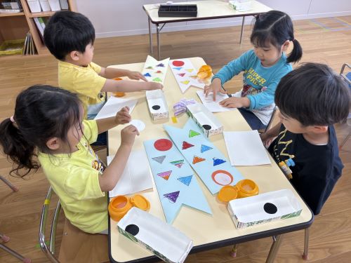 4歳児こいのぼり制作