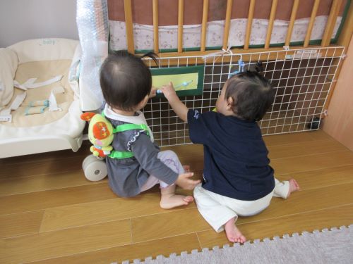 ひよこ 室内遊びの様子