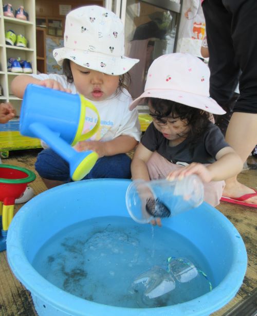 水遊び ぱんだ