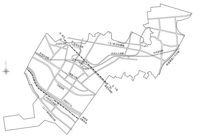 習志野市広域図