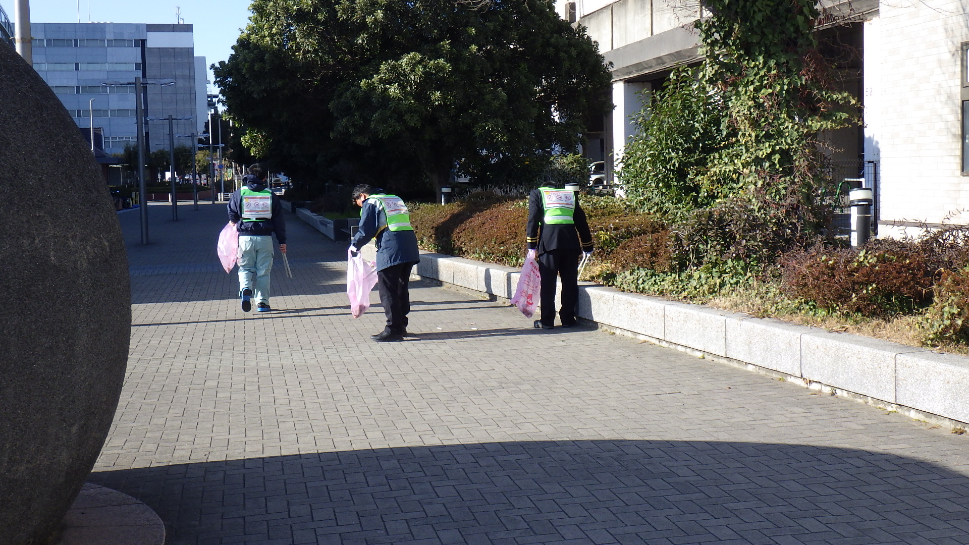 清掃活動の様子