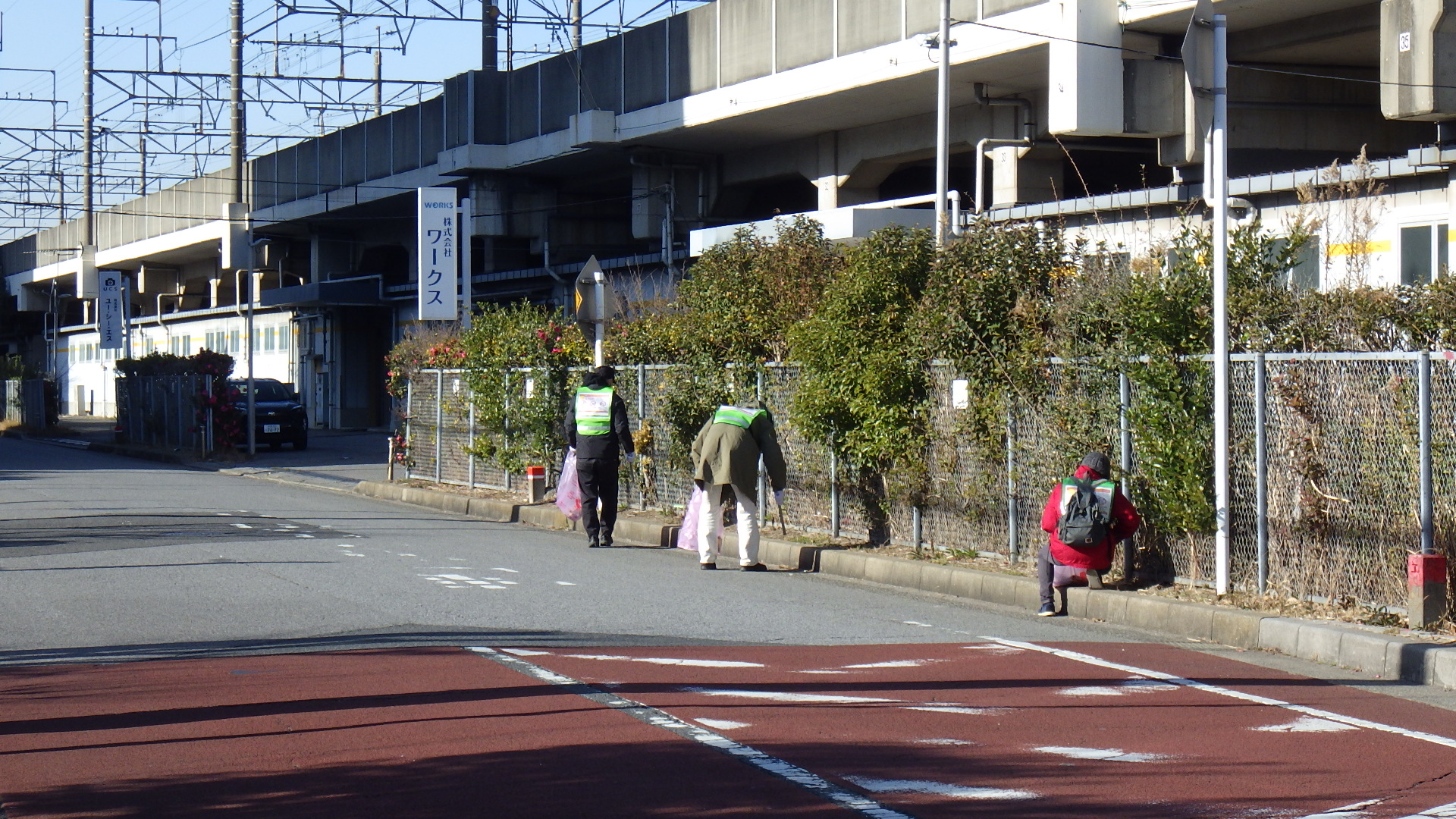 清掃活動の様子
