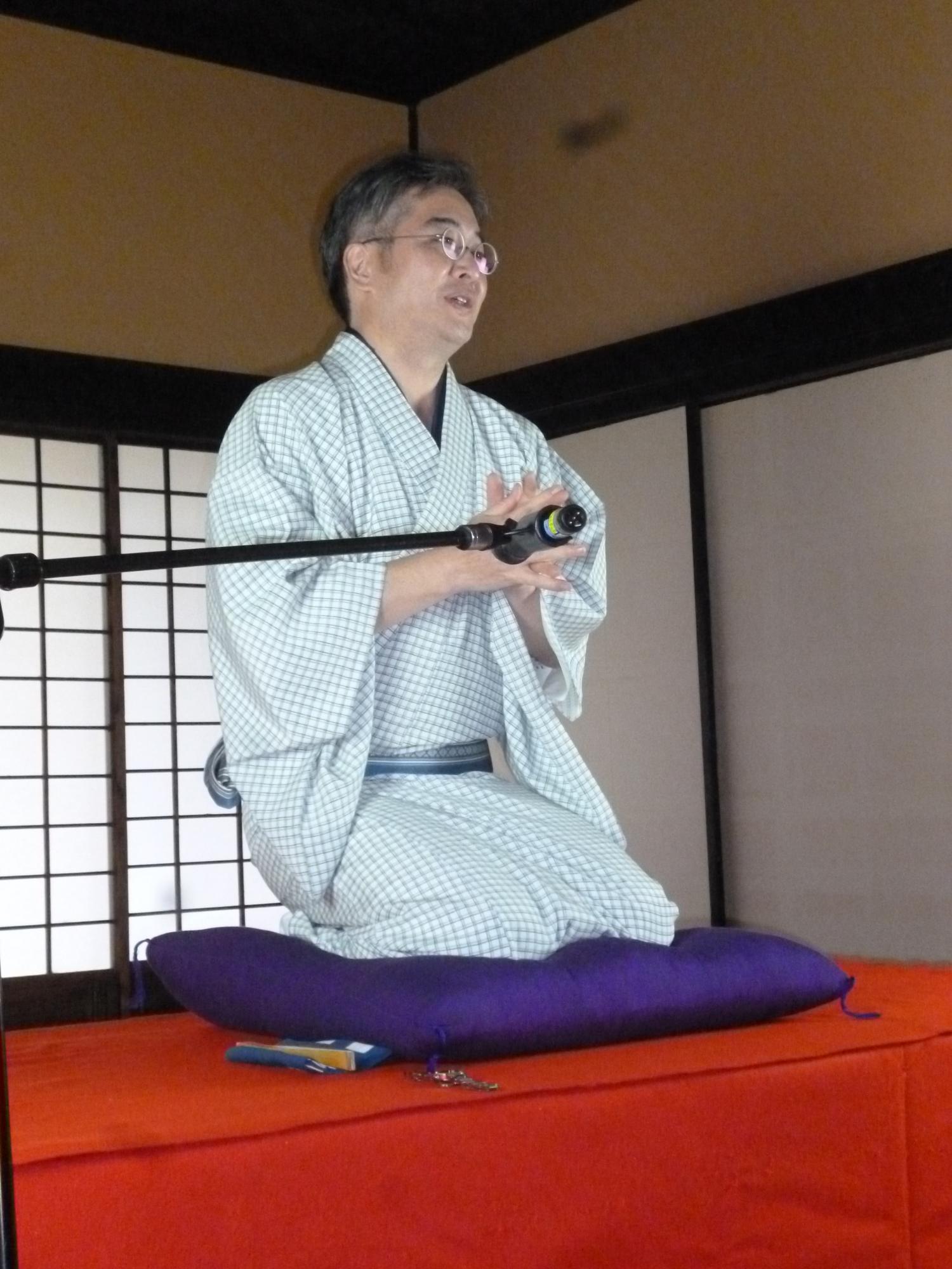 月の家小圓鏡師匠