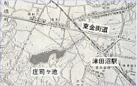 庄司ヶ池の位置図