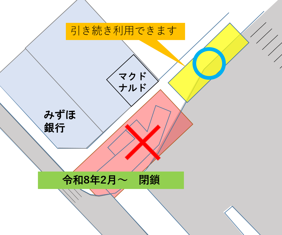JR津田沼駅北口第二自転車等駐車場（みずほ銀行前）
