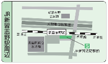JR新習志野駅周辺地図