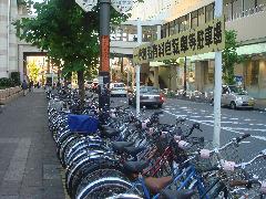 JR津田沼駅北口第五自転車等駐車場の風景