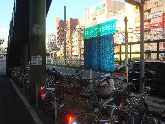JR津田沼駅南口千葉工大前自転車等駐車場の風景