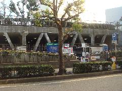 JR津田沼駅南口自転車等駐車場の風景