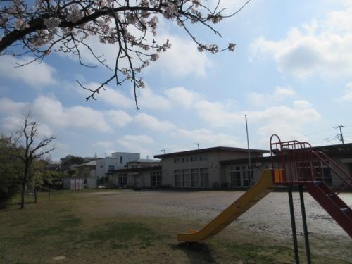 谷津保育所の庭です