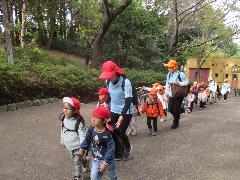 階段を頑張って登るところ