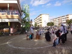 もちつきの様子