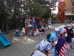 もちつきの様子