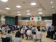 入園式の様子