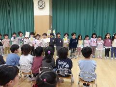幼児お別れ会の様子