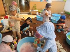 4歳児登園日の様子