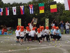 4歳児運動会の様子